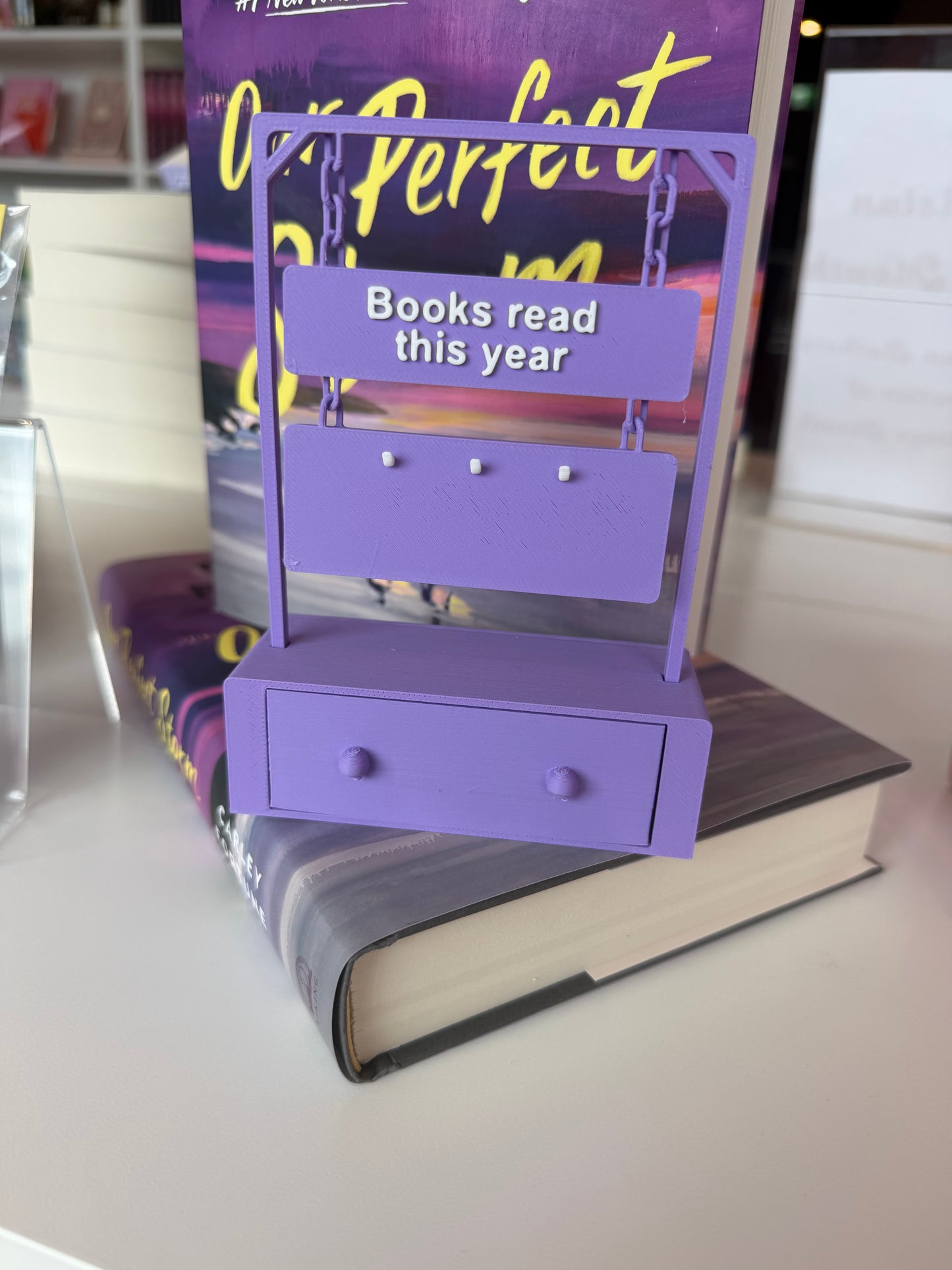 Book Counter with Drawer