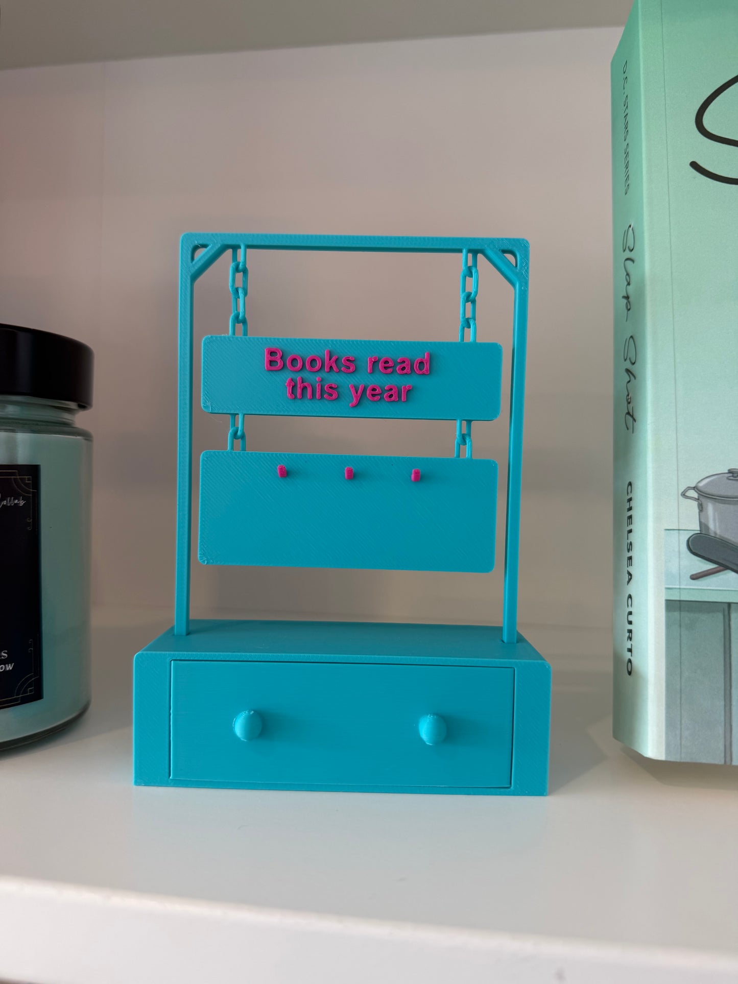 Book Counter with Drawer