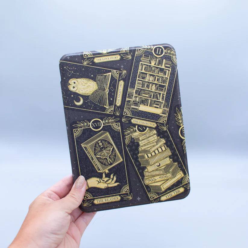 Bookish Tarot Card (Kobo Clara 6" Case) - Clear Back