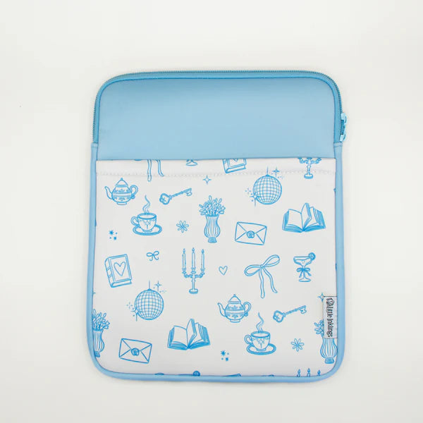 Blue Doodles (Book Pouch)