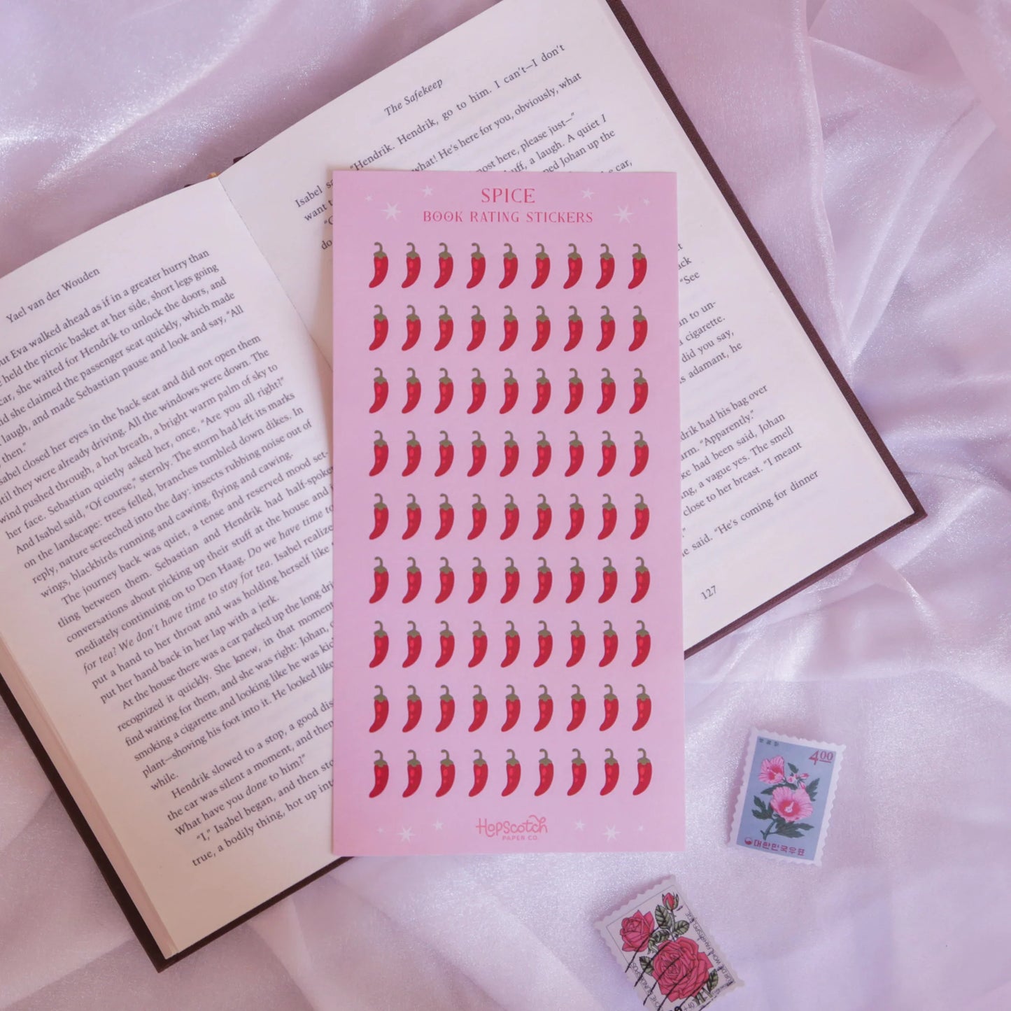 Whimsical Book Rating Stickers
