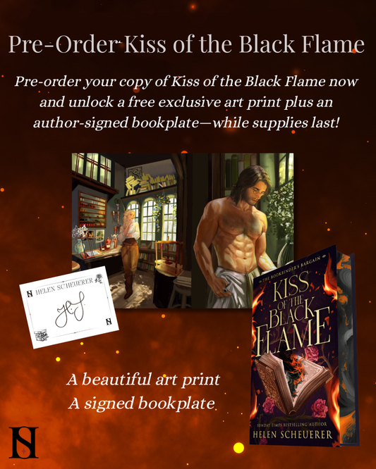 [Pre-Order] Kiss of the Black Flame by Helen Scheuerer (Deluxe Edition Hardcover)
