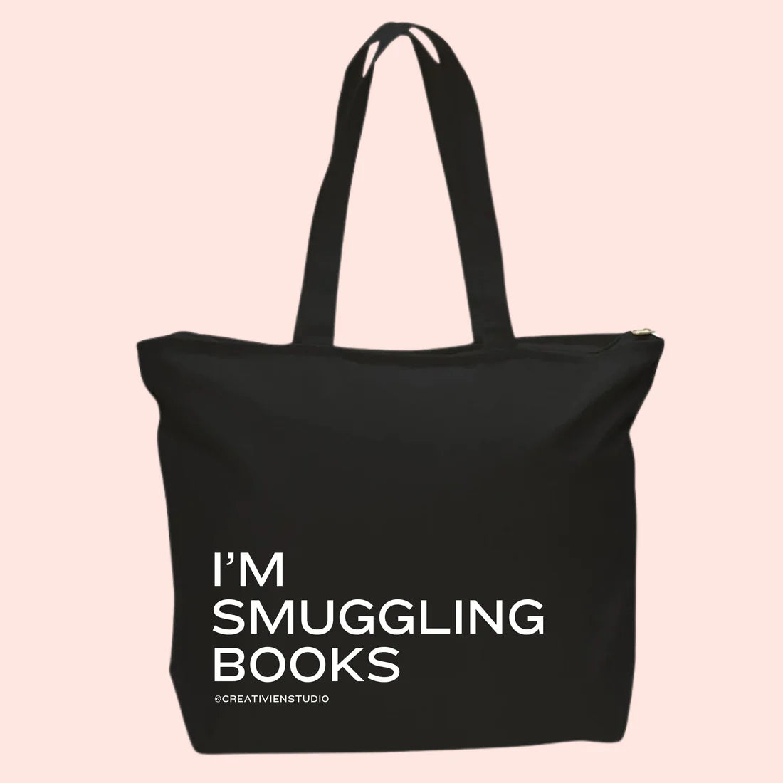 I'm Smuggling Books (Tote Bag)