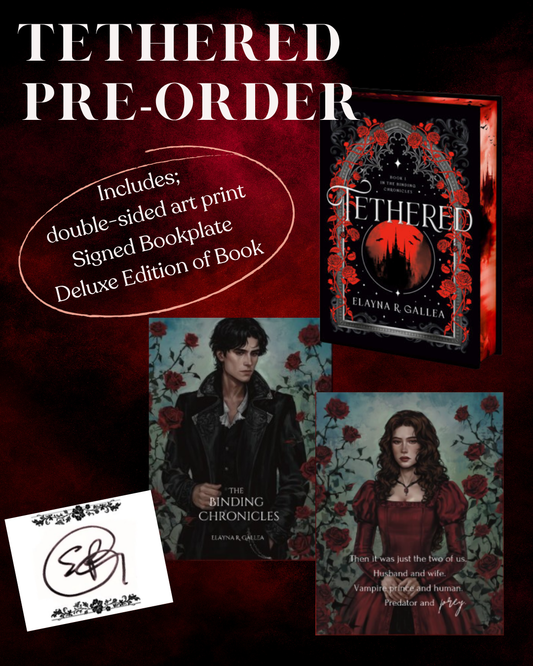 (Pre-Order) Tethered by Elayna R Gallea (Hardcover, Deluxe Edition)