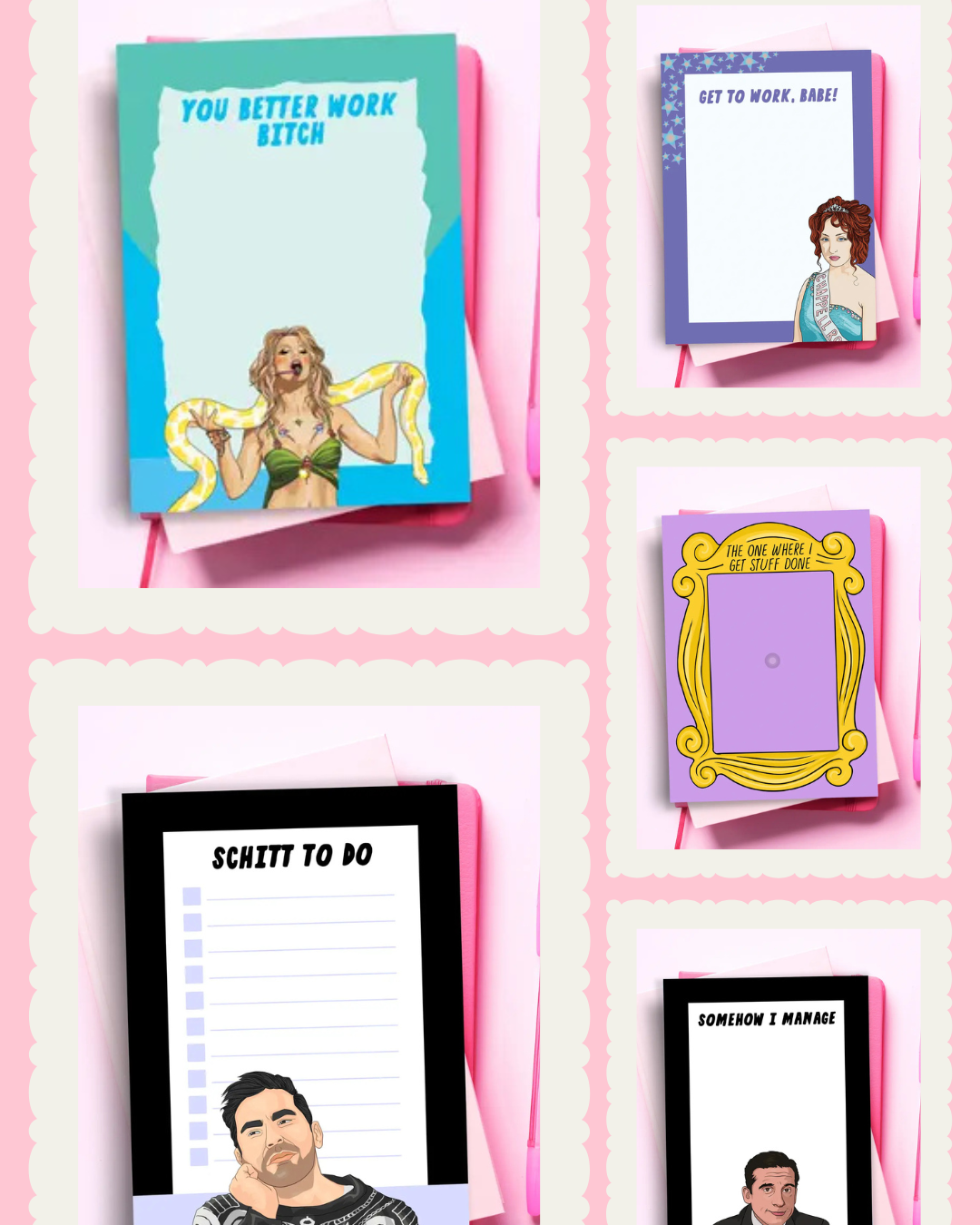 Pop Culture Note Pads