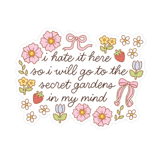 Secret Garden (Vinyl Sticker)