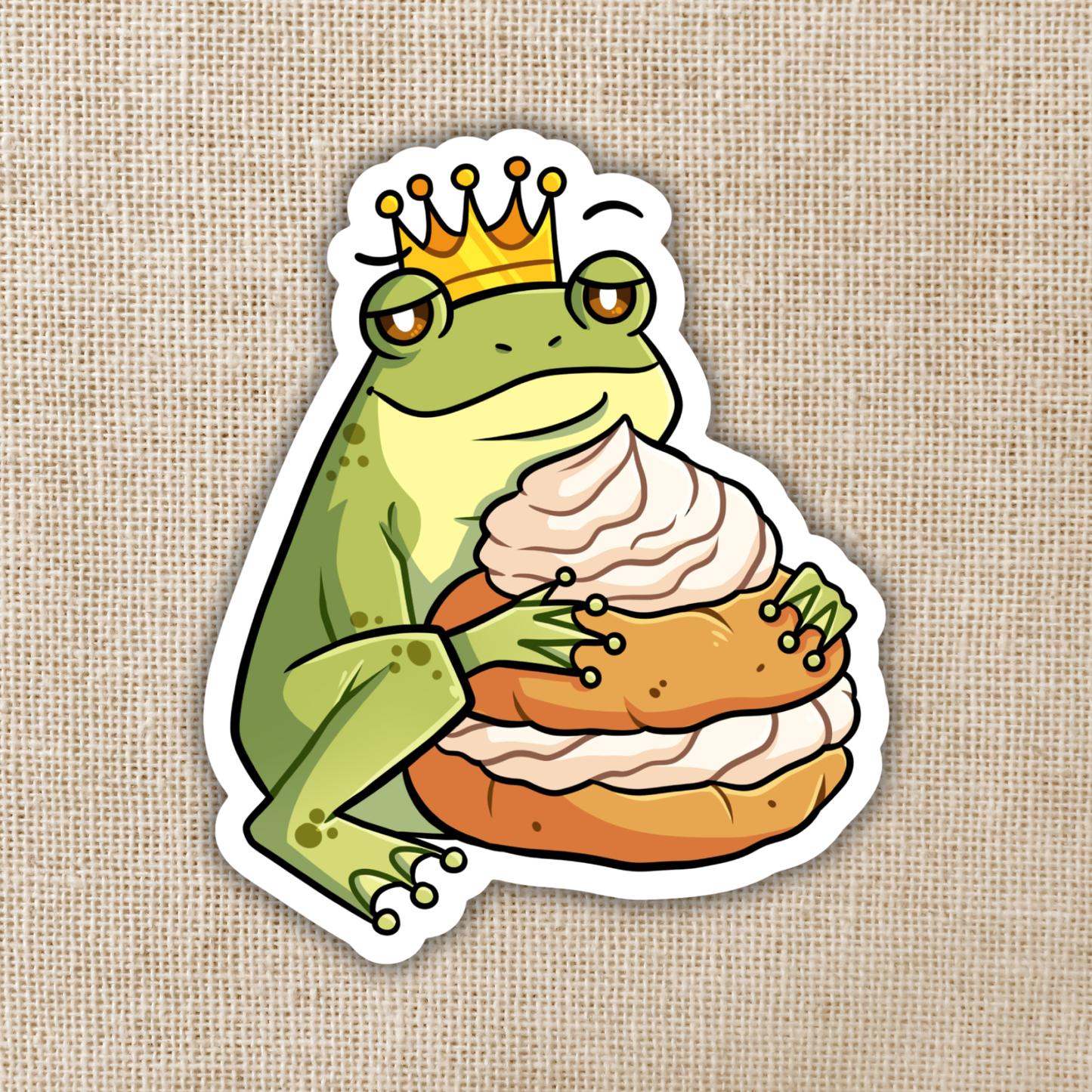 Kingsley Likes Cream Puffs - Assistant to the Villain (Vinyl Sticker)