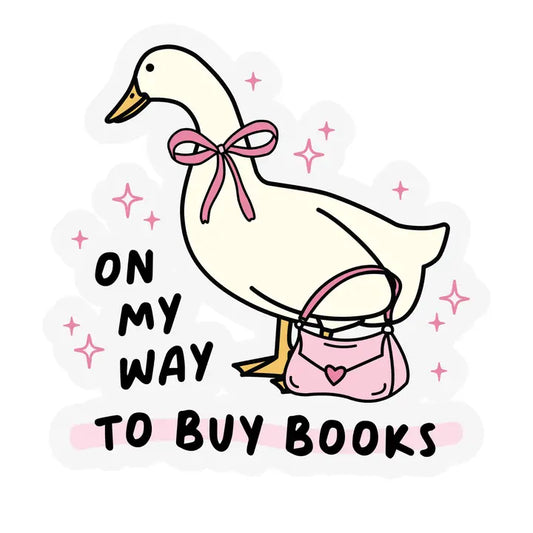 Book Goose Vinyl Sticker