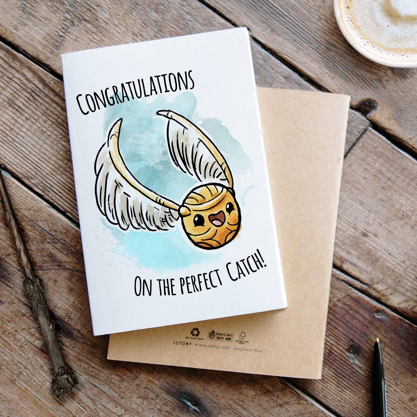 Congratulations on the Perfect Catch (Card)