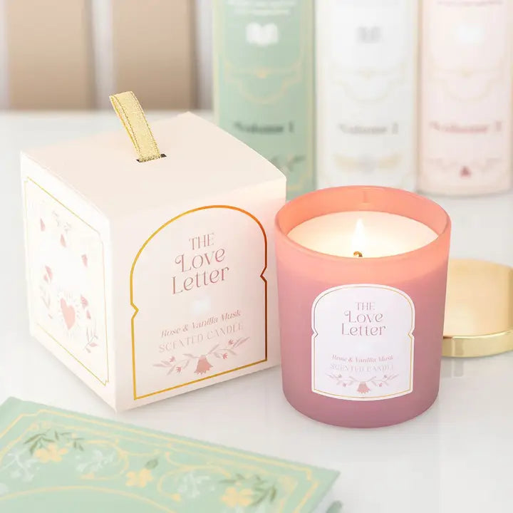 The Love Letter - Rose & Vanilla Musk Candle