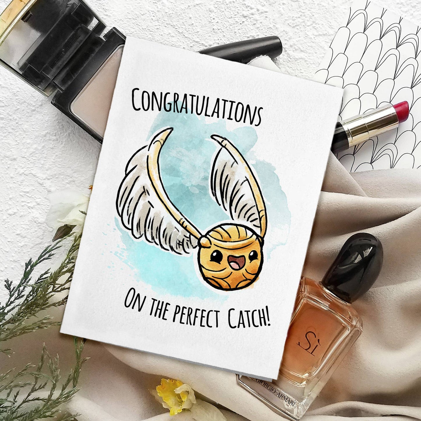 Congratulations on the Perfect Catch (Card)