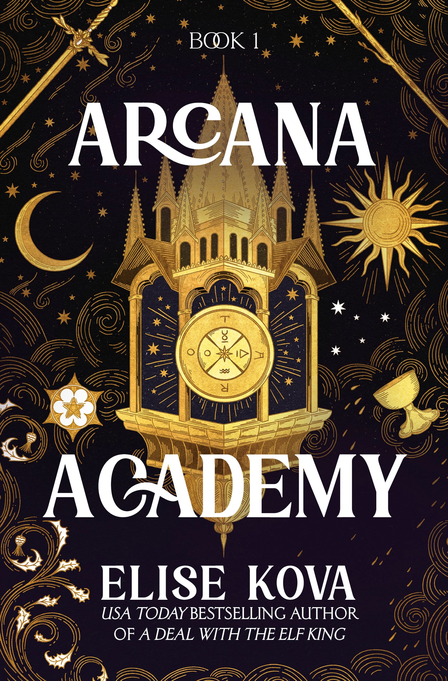 Arcana Academy by Elise Kova (Hardcover)
