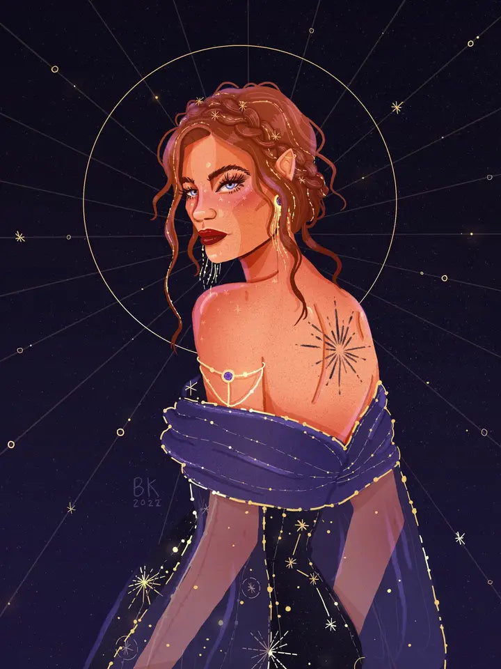 Brittany Keller Art Prints (Gold/Holo) (8x10)