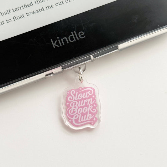 Slow Burn Book Club (USB-C Charm)