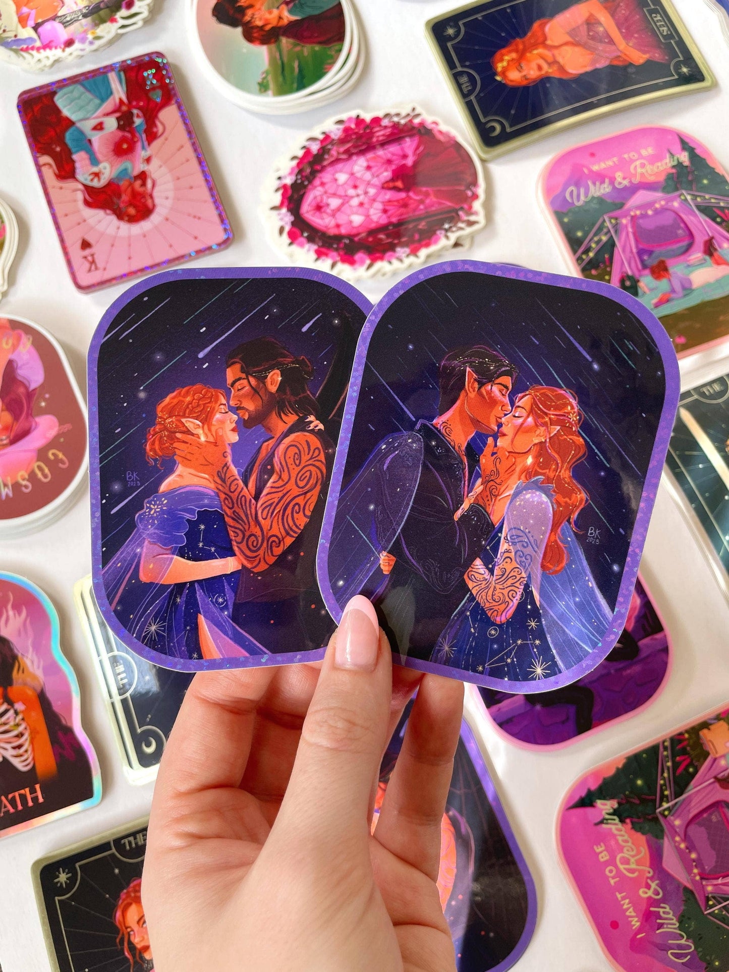 Feysand - Rhysand and Feyre (Glossy Vinyl Sticker)