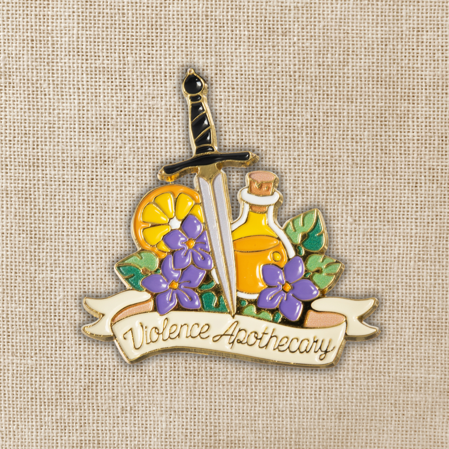 Violence Apothecary - Inspired by Fourth Wing (Enamel Pin)