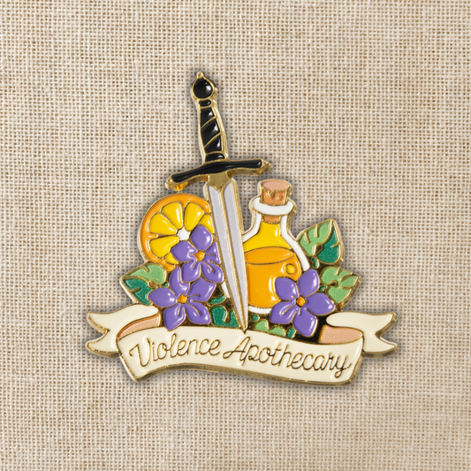 Violence Apothecary - Inspired by Fourth Wing (Enamel Pin)