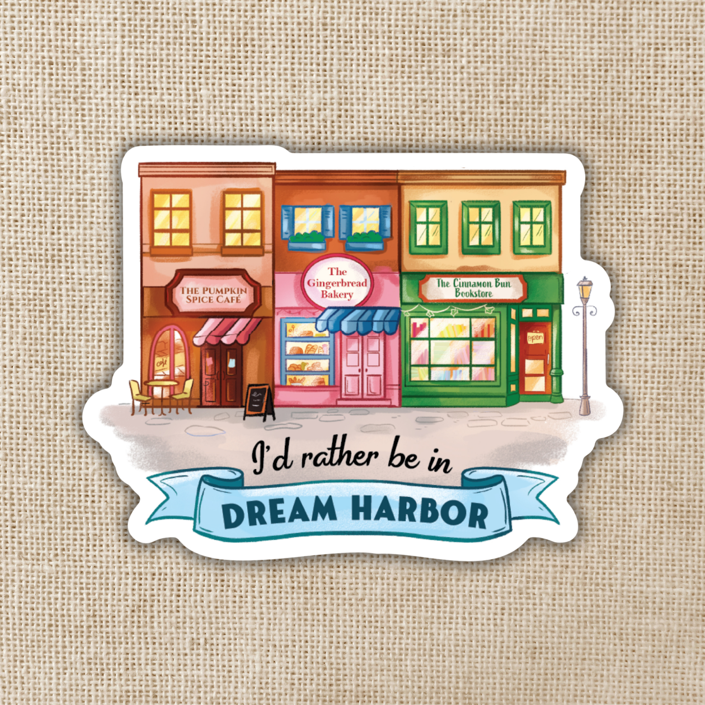 I’d Rather Be in Dream Harbor (Vinyl Sticker)
