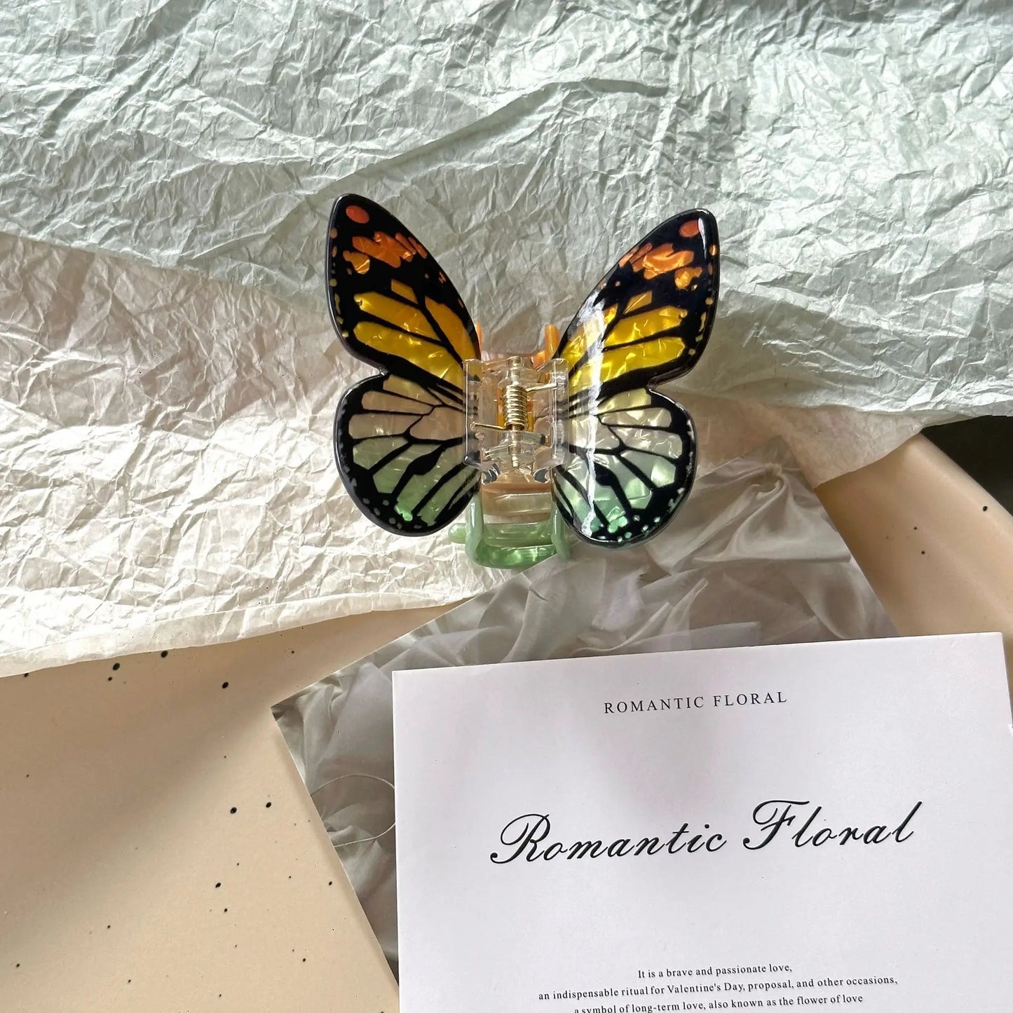 Butterfly - Hair Claw Clip
