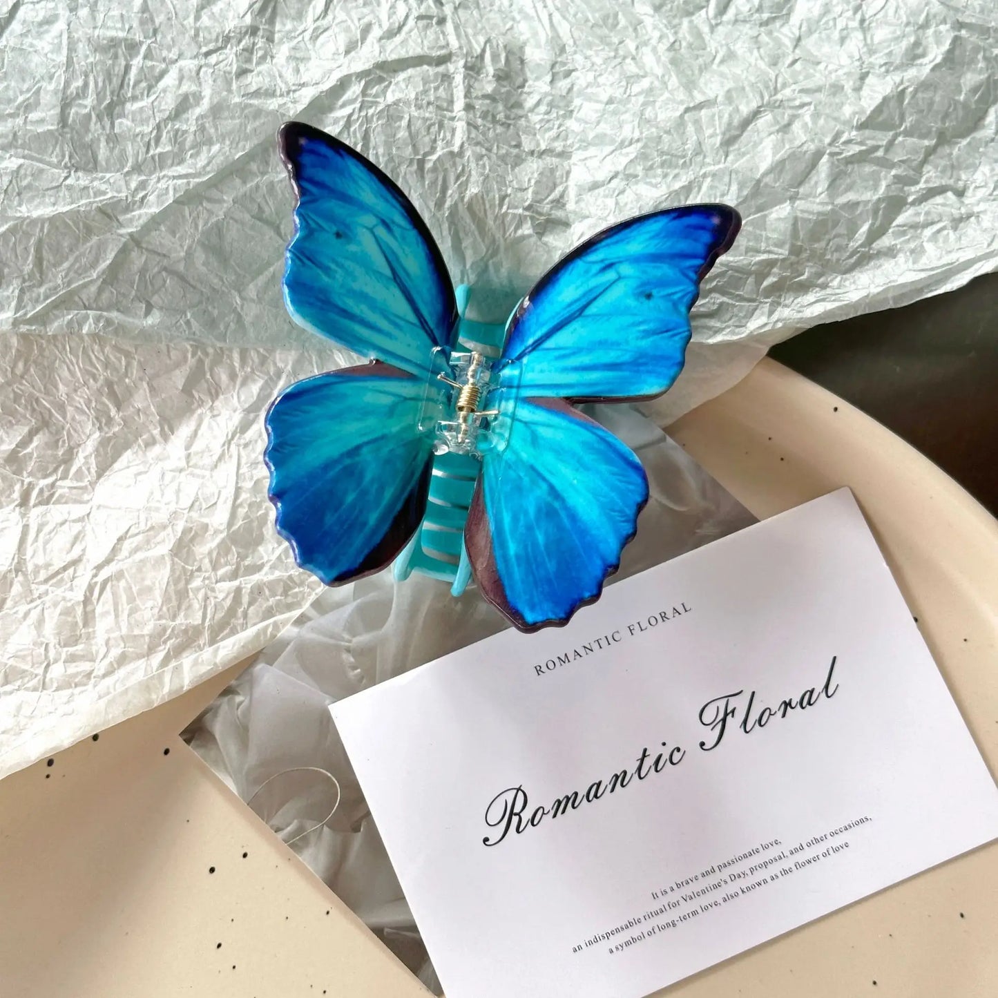 Butterfly - Hair Claw Clip