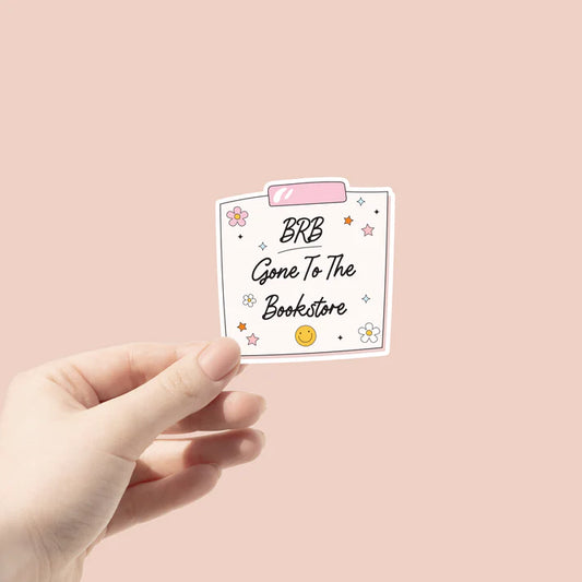 BRB Gone to the Bookstore (Vinyl Sticker)