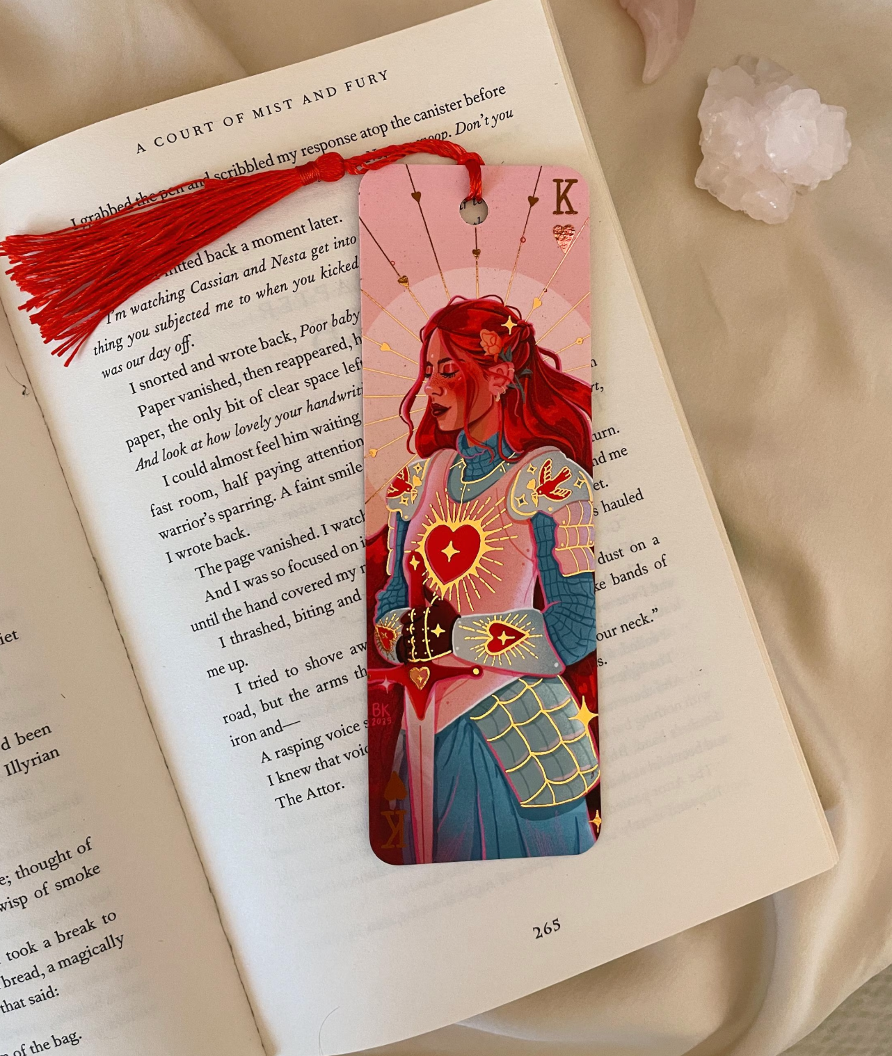 Knight of Hearts - Rose Gold Foil (Bookmark)