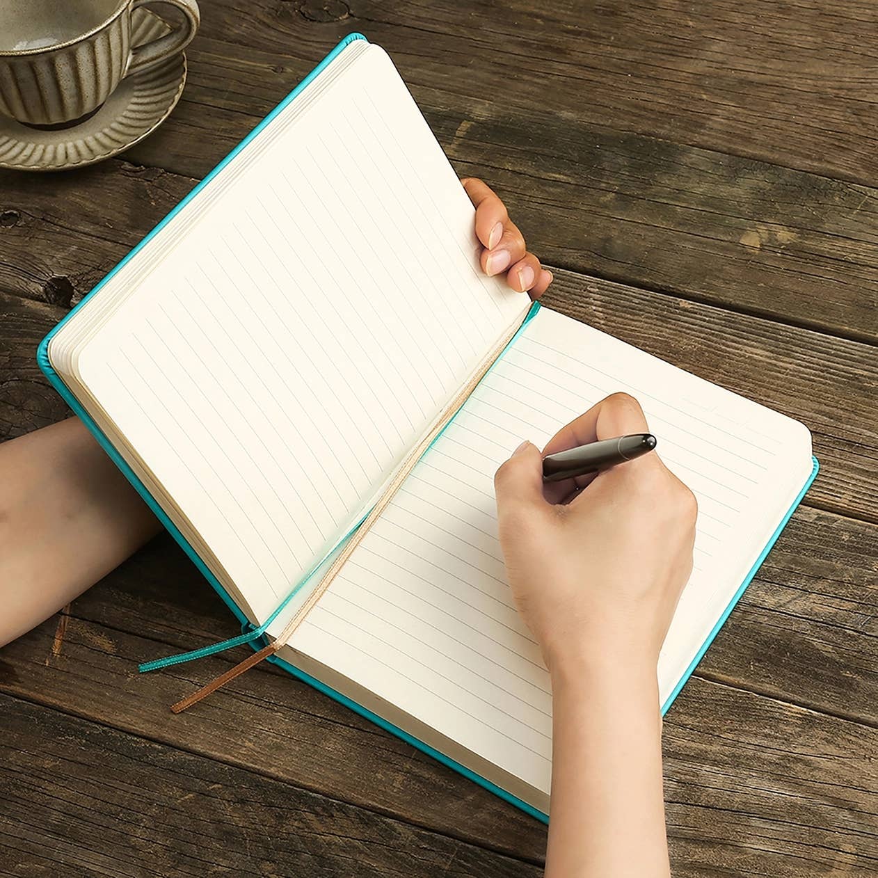 Victoria's Journals Antique Style Journal (Hard Cover) (Tan)