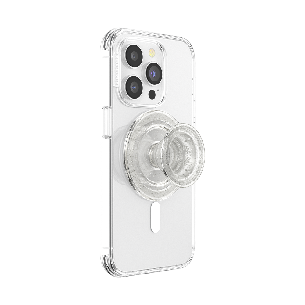 PopSockets MagSafe Phone Grip - Clear Glitter