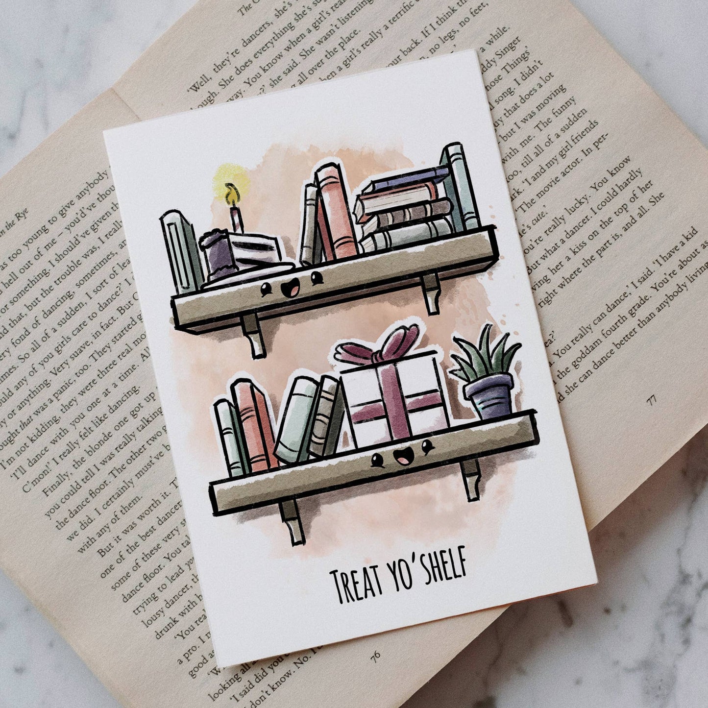 Treat Yo Shelf (Birthday Card)
