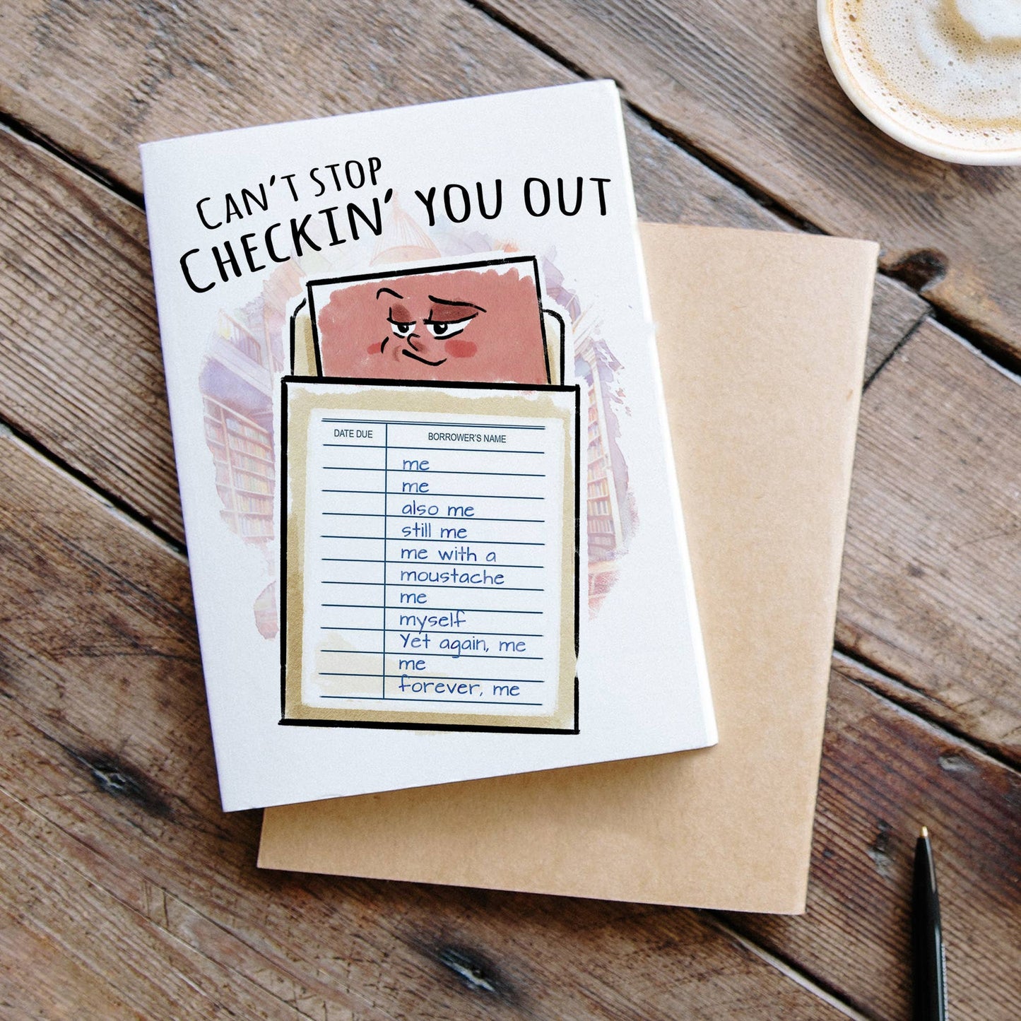Can't Stop Checking You Out (Card)
