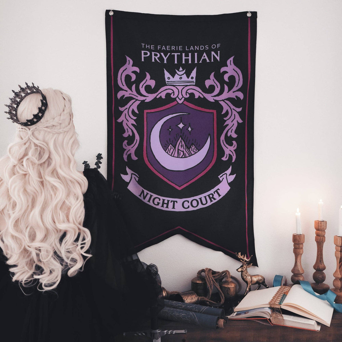 A Court of Thorns and Roses: Night Court Banner Flag (30'' x 50'')
