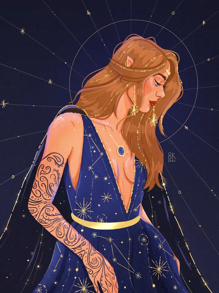 Brittany Keller Art Prints (Gold/Holo) (8x10)