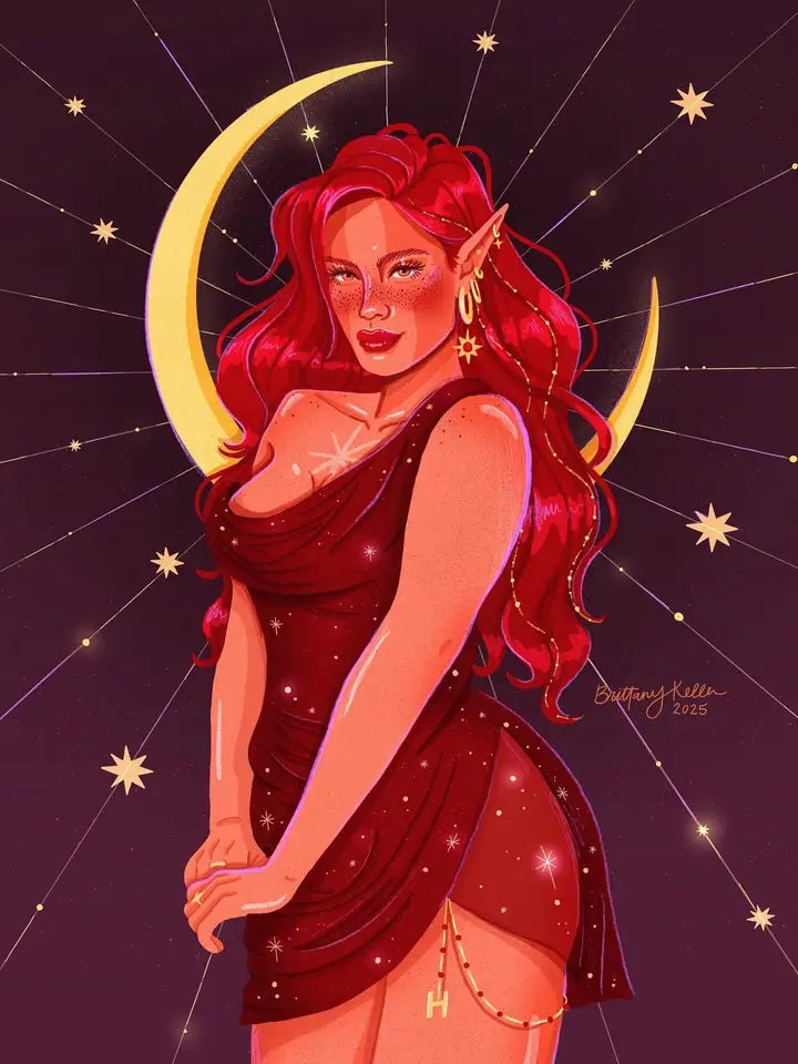 Brittany Keller Art Prints (Gold/Holo) (8x10)