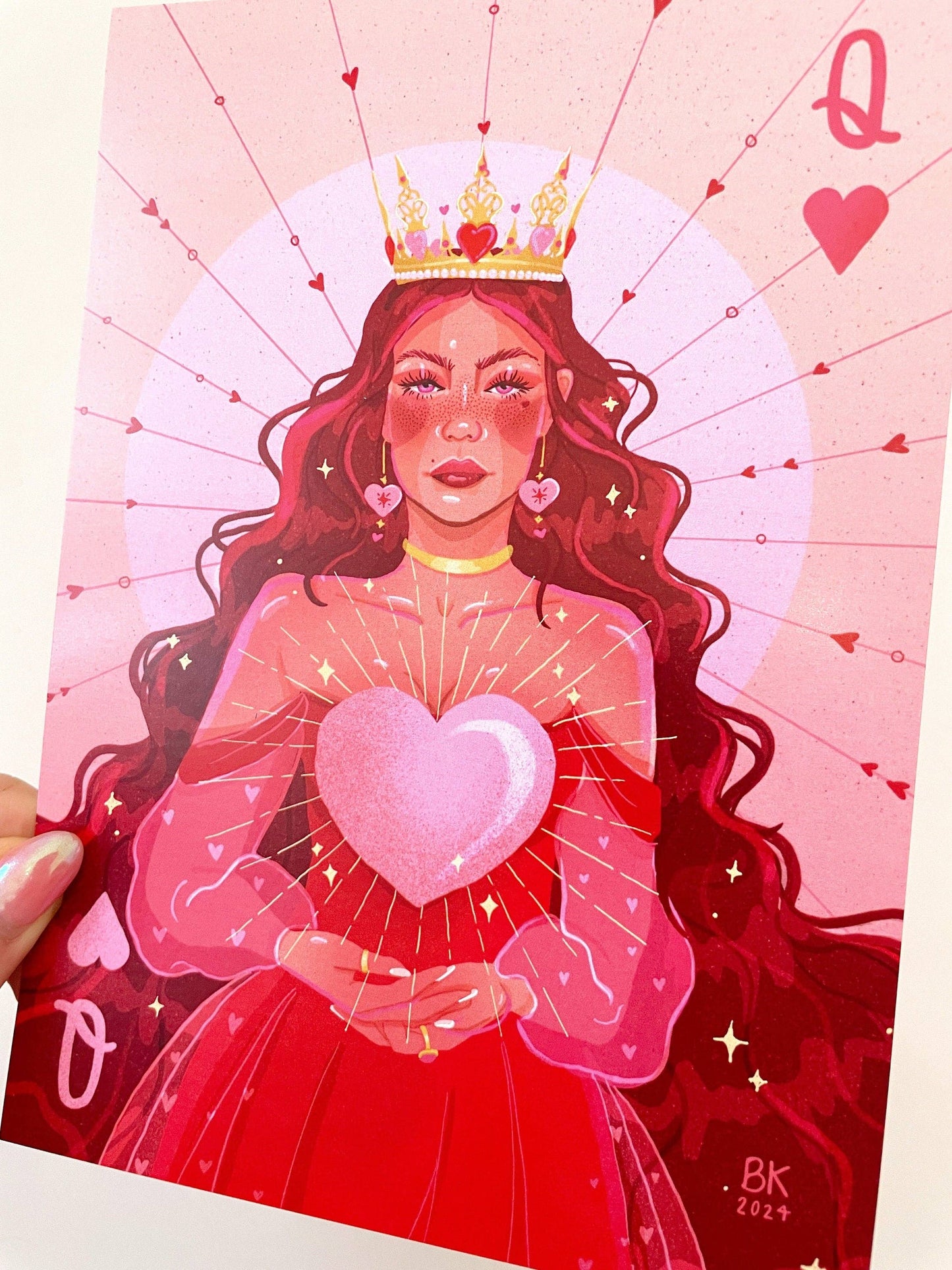 Queen of Hearts *Valentine's Greeting Card*
