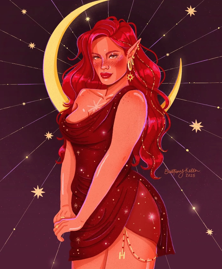 Bryce - Gold Foil - Crescent City Inspired (Art Print)