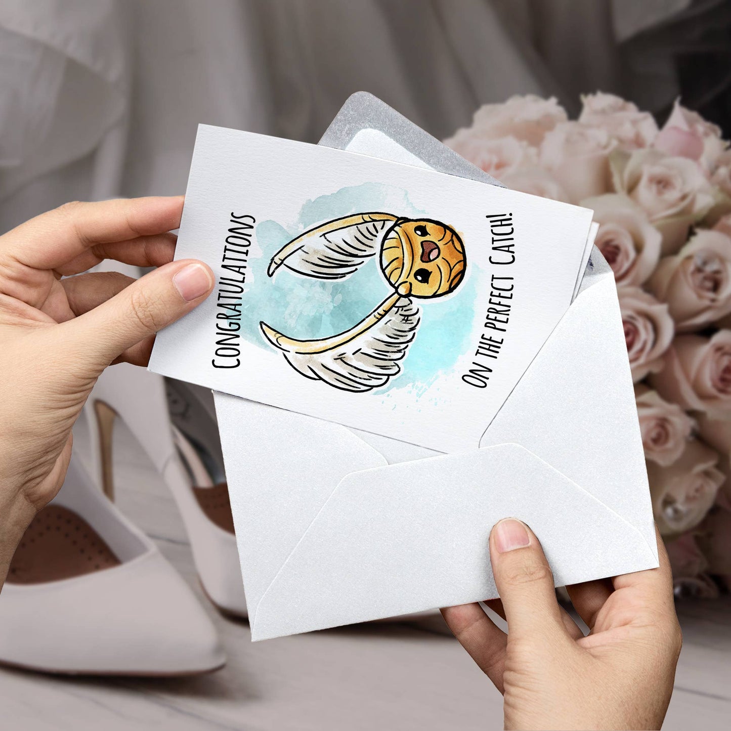 Congratulations on the Perfect Catch (Card)