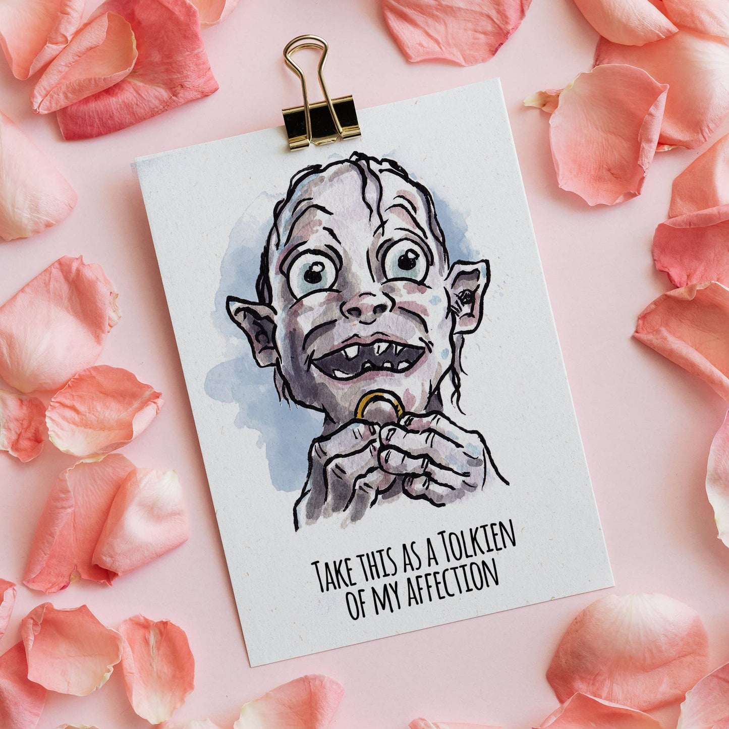 Take This as a Tolkien of My Affection (Wedding Card)