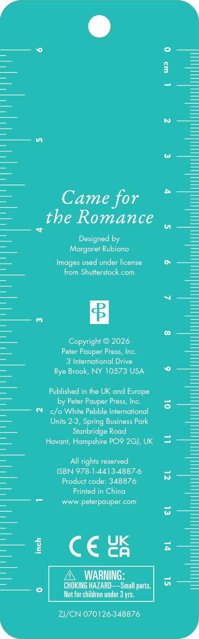 Came For the Romance Beaded Bookmark