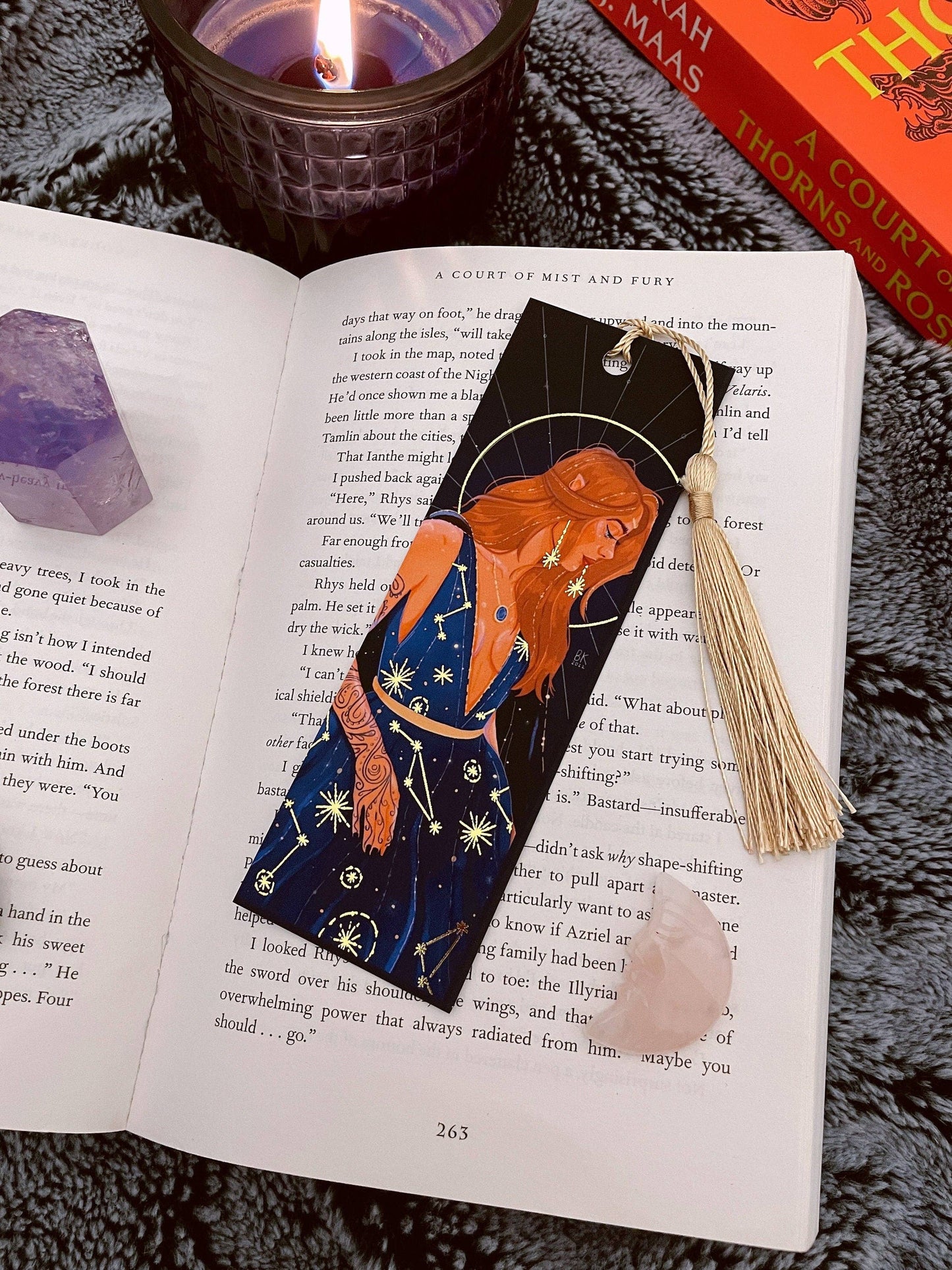 Feyre - Gold Foil Bookmark