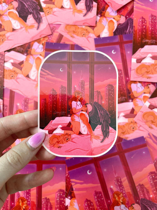 Cresent City - Bryce & Hunt (Glossy Vinyl Sticker)