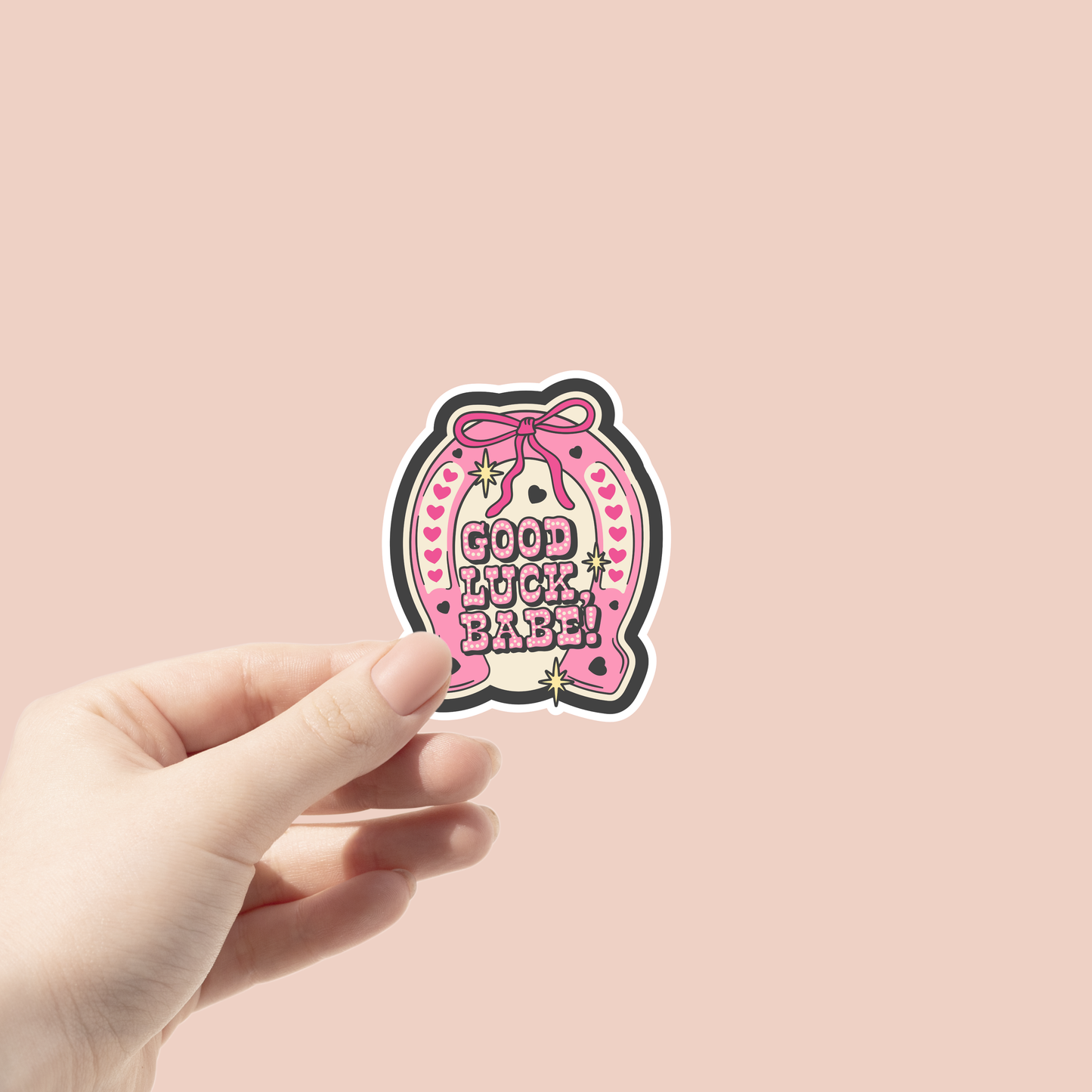 Good Luck Babe (Matte Vinyl Sticker)