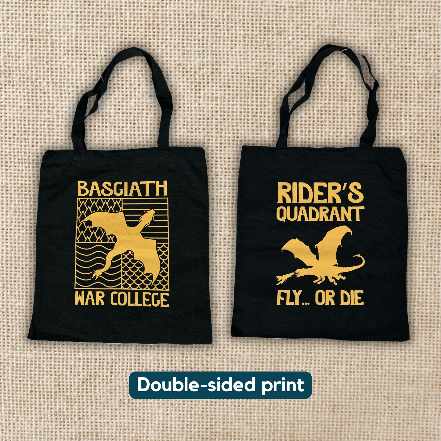 Basgiath War College (Tote Bag) - Fourth Wing Inspired