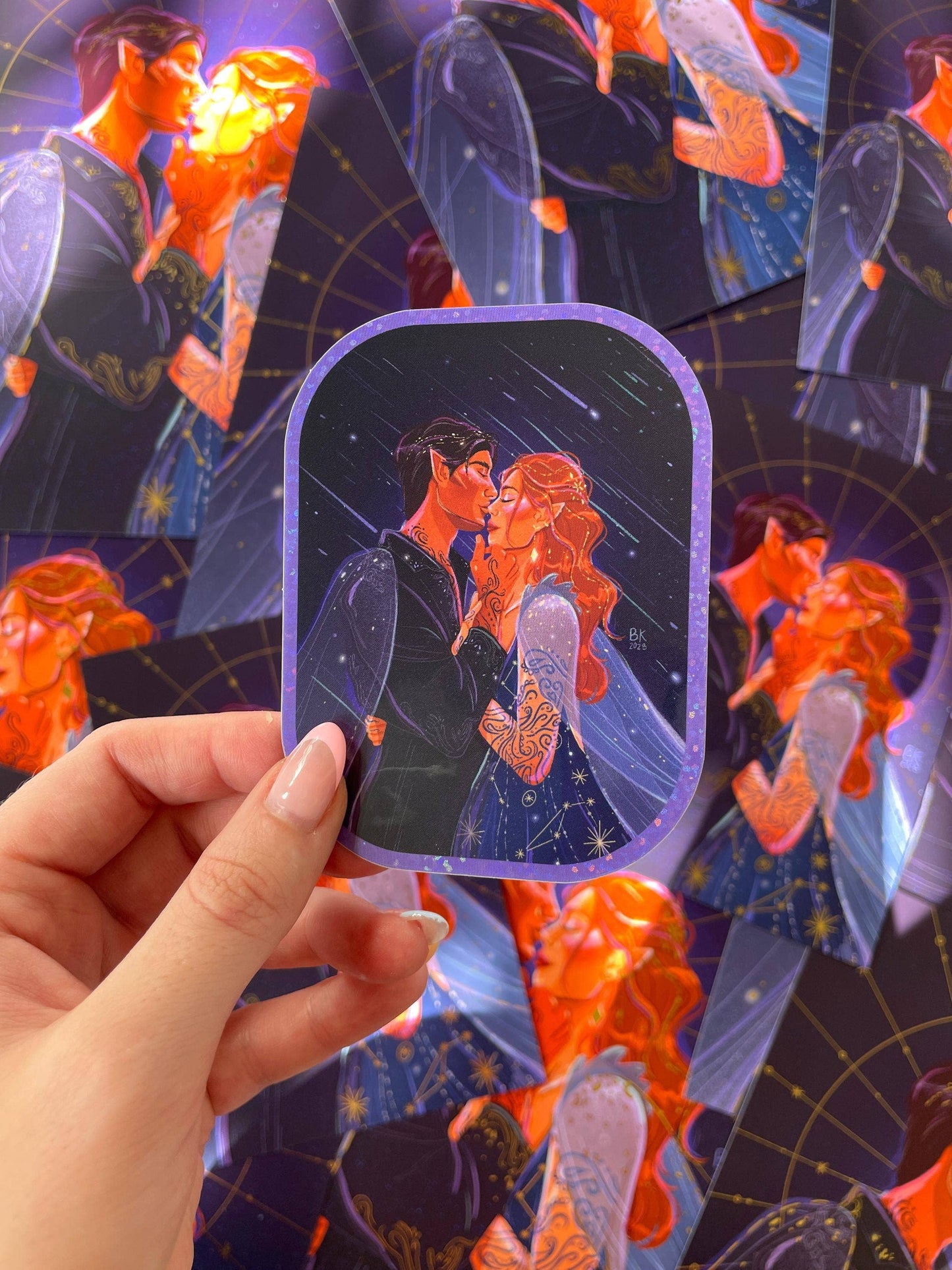 Feysand - Rhysand and Feyre (Glossy Vinyl Sticker)