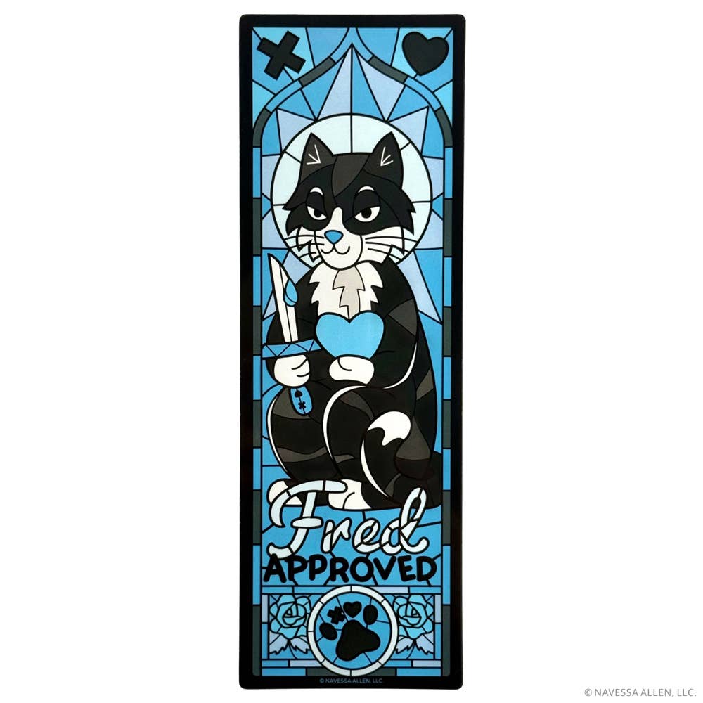 Lights Out: Fred Approved Transparent Acrylic Bookmark