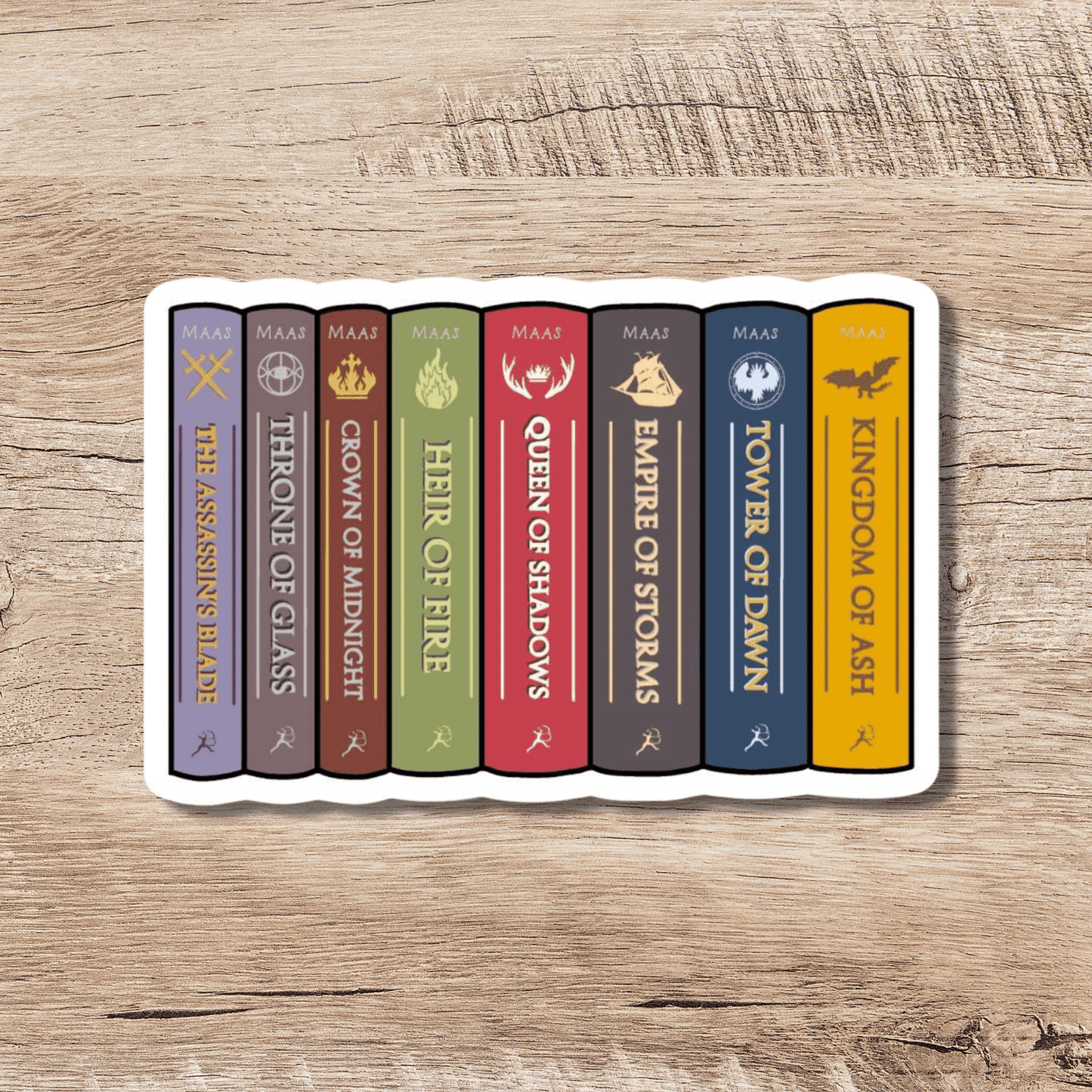 Throne of Glass Book Series (Vinyl Sticker)