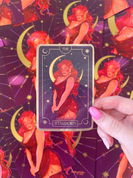 Starborn - Bryce Tarot Card (Holographic Vinyl Sticker)