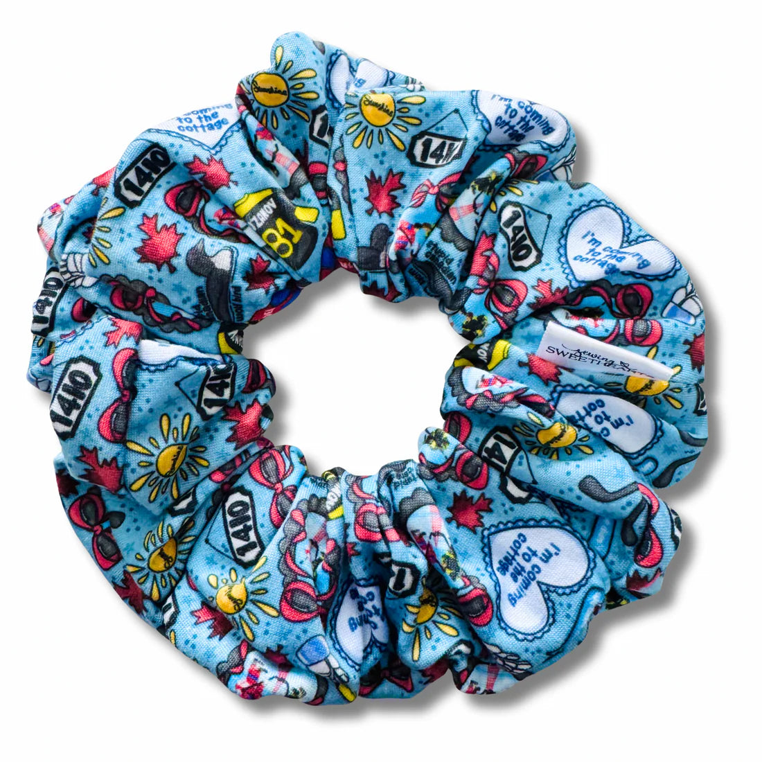 Oversized Bookish Scrunchie & Headbands (Various Designs)