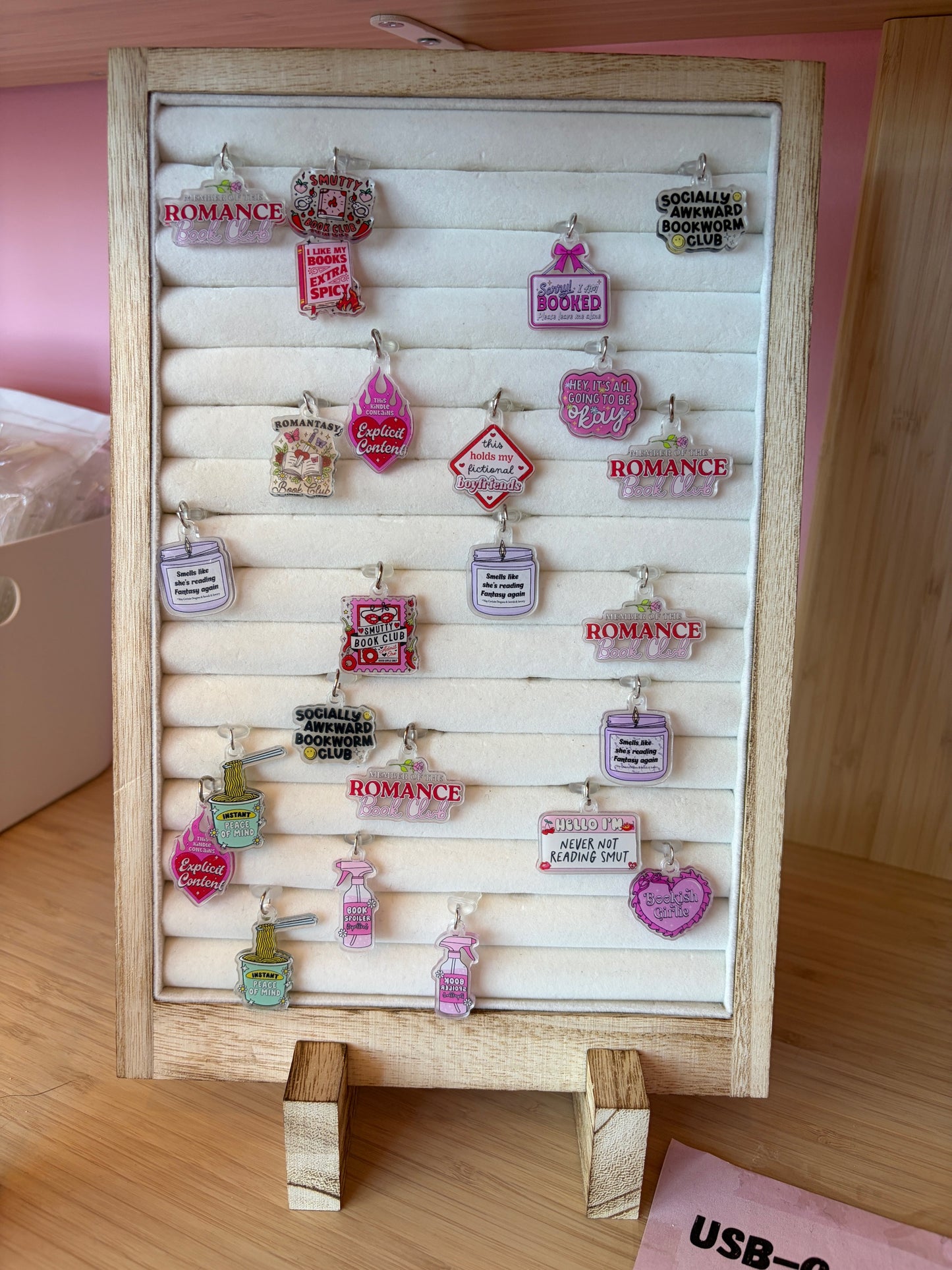 R&R Book Goods USB-C Charm - Assorted