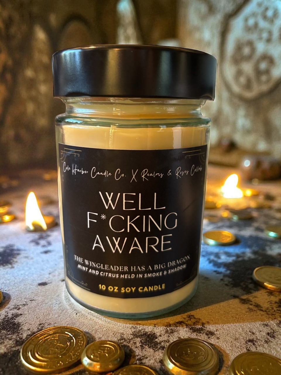 Well f*cking aware - 10oz Soy Candle