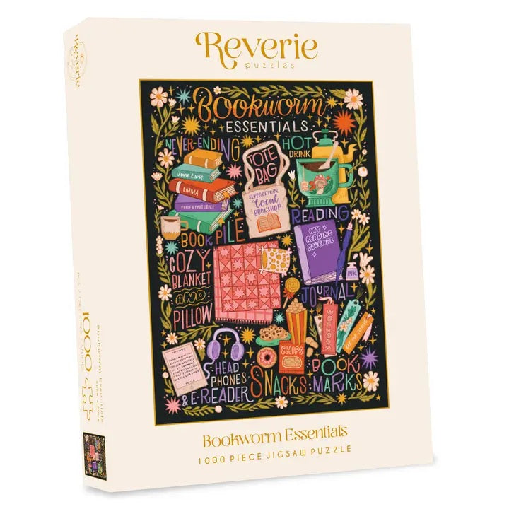 Bookworm Essentials - 1000 Piece Puzzle by Reverie Puzzles